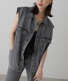 【フリーズマート/FREE'S MART】のミドル丈デニムベスト グレーデニム|ID: prp329100004595074 ipo3291000000032647953