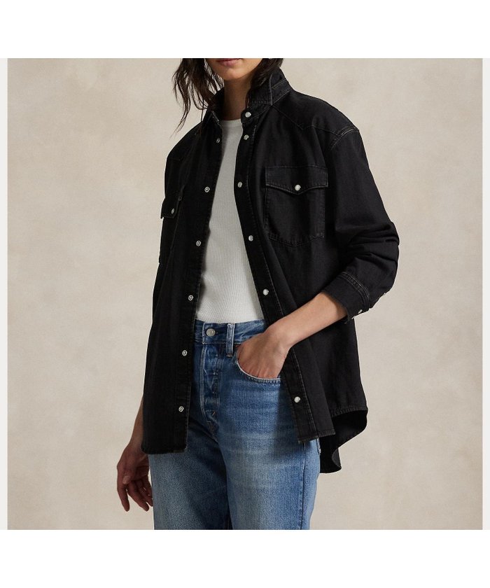 【ラルフローレン/RALPH LAUREN】のビッグ フィット デニム ウエスタン シャツ インテリア・キッズ・メンズ・レディースファッション・服の通販 founy(ファニー) https://founy.com/ ファッション Fashion レディースファッション Ladies' Fashion Online トップス・カットソー Tops/Tshirt シャツ/ブラウス Shirts/Blouses ウエスタン Western カフス Cuffs ショルダー Shoulder デニム Denim ドロップ Drop 長袖 Long Sleeve パッチ Patch ビッグ Big フィット Fit フロント Front ポケット Pocket ヨーク Yoke ラウンド Round |ID: prp329100004595242 ipo3291000000032650795