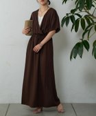 【コロニートゥーワンスリーナイン/COLONY 2139】のリネンライクカシュクールワンピース 人気、トレンドファッション・服の通販 founy(ファニー) ファッション Fashion レディースファッション Ladies' Fashion Online ワンピース Dress アクセサリー Accessories デコルテ Decolletage ポケット Pocket リゾート Resort リネン Linen リボン Ribbon おすすめ Recommend 夏 Summer 旅行 Travel エレガント 上品 Elegant thumbnail ブラウン|ID: prp329100004595269 ipo3291000000032651176