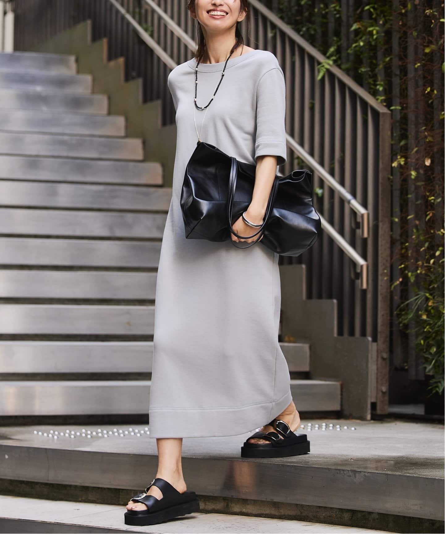 【ヴェルメイユ パー イエナ/VERMEIL par iena】の裏毛ワンピース 人気、トレンドファッション・服の通販 founy(ファニー) 　ファッション　Fashion　レディースファッション　Ladies' Fashion Online　ワンピース　Dress　2025年　2025　2025春夏・S/S　Ss,Spring/Summer,2025　カットソー　Cut And Sew　リラックス　Relax　レギンス　Leggings　 other-1|ID: prp329100004595287 ipo3291000000032651325