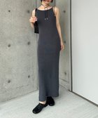 【セレクトモカ/SELECT MOCA】の【サイズ展開あり】2WAYアメリカンスリーブロングニットワンピース チャコール-920|ID: prp329100004595293 ipo3291000000033568189