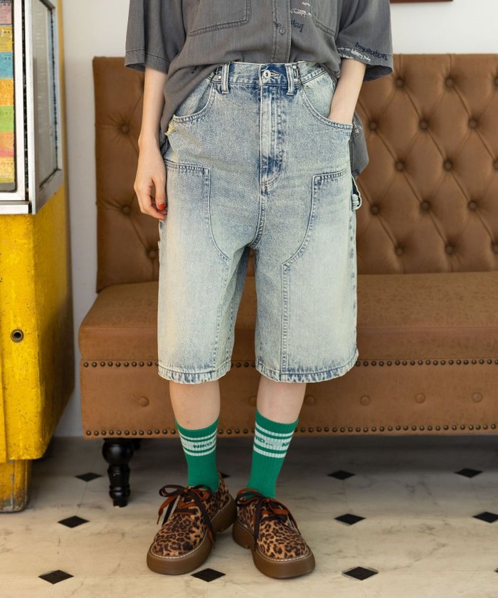 【ニコアンド/niko and】のNKJ 2025AW DOUBLE KNEE HARF PANTS インテリア・キッズ・メンズ・レディースファッション・服の通販 founy(ファニー) https://founy.com/ ファッション Fashion レディースファッション Ladies' Fashion Online パンツ Pants ソックス Socks デニム Denim ハーフ Half ワイド Wide おすすめ Recommend 2025年 2025 2025-2026秋冬・A/W Aw/Autumn/Winter/Fw/Fall/2025-2026 |ID: prp329100004595315 ipo3291000000032651584
