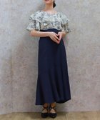 【アクシーズファム/axes femme】のハイウエストドッキングワンピース 紺|ID: prp329100004595316 ipo3291000000032651609