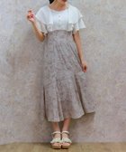 【アクシーズファム/axes femme】のハイウエストドッキングワンピース グレージュ|ID: prp329100004595316 ipo3291000000032651617