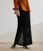 【ロペ/ROPE'】のラメメッシュスカート/セットアップ対応 ブラック(01)|ID: prp329100004595333 ipo3291000000032651835