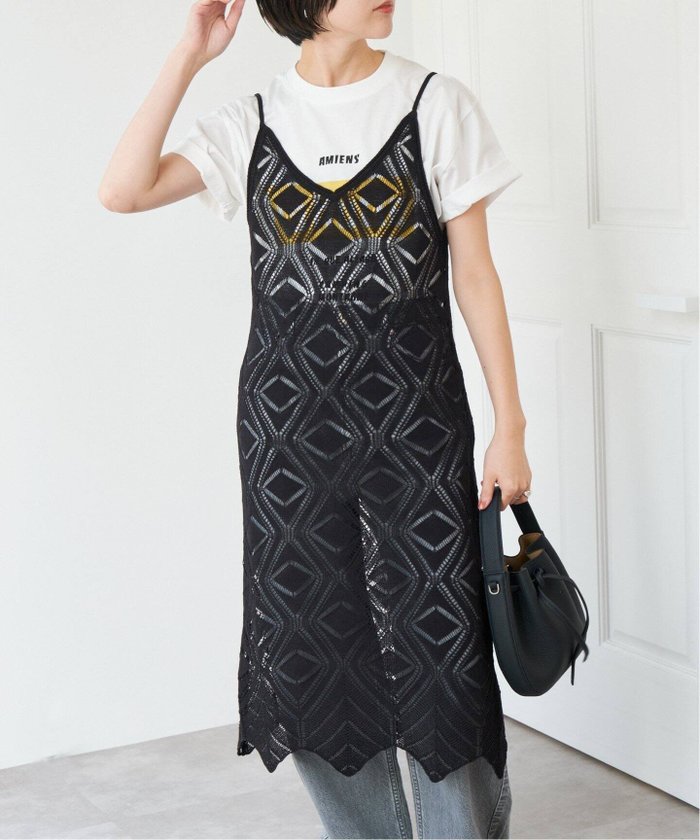 【スピック&スパン/Spick & Span】のダイヤ透かし編みニットキャミワンピース インテリア・キッズ・メンズ・レディースファッション・服の通販 founy(ファニー) https://founy.com/ ファッション Fashion レディースファッション Ladies' Fashion Online ワンピース Dress キャミワンピース No Sleeve Dresses おすすめ Recommend キャミワンピース Cami Dress デニム Denim ワイド Wide 透かし Watermark |ID: prp329100004595337 ipo3291000000032651918