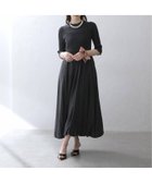 【ラ トータリテ/La TOTALITE】の【洗える】ハーフスリーブチンツーバルーンワンピース 人気、トレンドファッション・服の通販 founy(ファニー) ファッション Fashion レディースファッション Ladies' Fashion Online ワンピース Dress 2025年 2025 2025春夏・S/S Ss,Spring/Summer,2025 ジュエリー Jewelry タフタ Taffeta ネックレス Necklace パール Pearl エレガント 上品 Elegant 半袖 Short Sleeve 洗える Washable thumbnail ブラック|ID: prp329100004595340 ipo3291000000032651949
