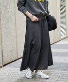 【スピック&スパン/Spick & Span】のジョーゼットサテンスカート ブラック|ID: prp329100004595412 ipo3291000000032652773