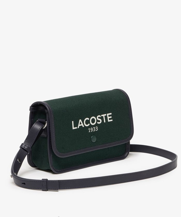 【ラコステ/LACOSTE】のヘリテージキャンバス フラップクローズコットンショルダーバッグ インテリア・キッズ・メンズ・レディースファッション・服の通販 founy(ファニー) https://founy.com/ ファッション Fashion レディースファッション Ladies' Fashion Online バッグ Bag エレガント 上品 Elegant キャンバス Canvas クラシック Classic パイピング Piping フラット Flat フラップ Flap プリント Print ポケット Pocket 軽量 Lightweight |ID: prp329100004595434 ipo3291000000032652998