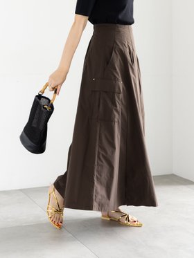 【テチチ/Te chichi】のカーゴフレアスカート 人気、トレンドファッション・服の通販 founy(ファニー) ファッション Fashion レディースファッション Ladies' Fashion Online スカート Skirt Aライン/フレアスカート Flared A-Line Skirts フラップ Flap フレア Flare ポケット Pocket エレガント 上品 Elegant |ID:prp329100004595444