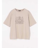 【アクアスキュータム/Aquascutum】のクレスト刺繍5分袖Tシャツ 人気、トレンドファッション・服の通販 founy(ファニー) ファッション Fashion レディースファッション Ladies' Fashion Online トップス・カットソー Tops/Tshirt シャツ/ブラウス Shirts/Blouses ロング / Tシャツ T-Shirts スーピマ Supima thumbnail ベージュ|ID: prp329100004595460 ipo3291000000032653153
