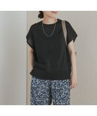 【アーバンリサーチ ドアーズ/URBAN RESEARCH DOORS】の『一部WEB限定カラー』ウォッシャブルドライニット 人気、トレンドファッション・服の通販 founy(ファニー) ファッション Fashion レディースファッション Fashion for Women トップス・カットソー Cut & Sew Tops ニット Knit Tops & Sweaters 2025年 2025 2025春夏・S/S Spring/Summer 2025 SS25 シアー Sheer, See-Through シンプル Simple, Minimal スリット Slit, Slit Detail ドレープ Drape, Draping Fabric ワイド Wide, Wide Fit 夏 Summer S/S・春夏 SS, Spring/Summer, Warm Season thumbnail BLACK|ID: prp329100004595495 ipo3291000000033569675