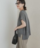 【アーバンリサーチ ドアーズ/URBAN RESEARCH DOORS】の『一部WEB限定カラー』ウォッシャブルドライニット 人気、トレンドファッション・服の通販 founy(ファニー) ファッション Fashion レディースファッション Fashion for Women トップス・カットソー Cut & Sew Tops ニット Knit Tops & Sweaters 2025年 2025 2025春夏・S/S Spring/Summer 2025 SS25 シアー Sheer, See-Through シンプル Simple, Minimal スリット Slit, Slit Detail ドレープ Drape, Draping Fabric ワイド Wide, Wide Fit 夏 Summer S/S・春夏 SS, Spring/Summer, Warm Season thumbnail MIX GRAY|ID: prp329100004595495 ipo3291000000033569676