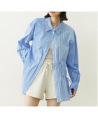 【ミルクフェド/MILKFED.】のSTRIPED SHIRRING SHIRT MILKFED. 人気、トレンドファッション・服の通販 founy(ファニー) ファッション Fashion レディースファッション Ladies' Fashion Online トップス・カットソー Tops/Tshirt シャツ/ブラウス Shirts/Blouses ギャザー Gather ストライプ Stripe ドローコード Draw Cord バランス Balance thumbnail LtBLUE|ID: prp329100004595519 ipo3291000000032653641