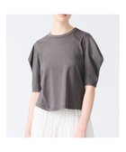 【マーコート/MARcourt】のmizuiro ind ドレープスリーブT 人気、トレンドファッション・服の通販 founy(ファニー) ファッション Fashion レディースファッション Fashion for Women なめらか Smooth, Silky Texture カットソー Cut and Sewn Top シルク Silk, 100% Silk シンプル Simple, Minimal ドレープ Drape, Draping Fabric ポケット Pocket, Pocket Detail 無地 Plain, Solid Color thumbnail ダークグレー|ID: prp329100004595558 ipo3291000000032654199