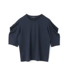 【マーコート/MARcourt】のmizuiro ind ドレープスリーブT 人気、トレンドファッション・服の通販 founy(ファニー) ファッション Fashion レディースファッション Fashion for Women なめらか Smooth, Silky Texture カットソー Cut and Sewn Top シルク Silk, 100% Silk シンプル Simple, Minimal ドレープ Drape, Draping Fabric ポケット Pocket, Pocket Detail 無地 Plain, Solid Color thumbnail ネイビー|ID: prp329100004595558 ipo3291000000032654204