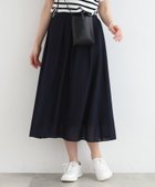 【インディヴィ/INDIVI】の【洗える/シアー/SETUP可能】エアリータックスカート ネイビー|ID: prp329100004595567 ipo3291000000032654283
