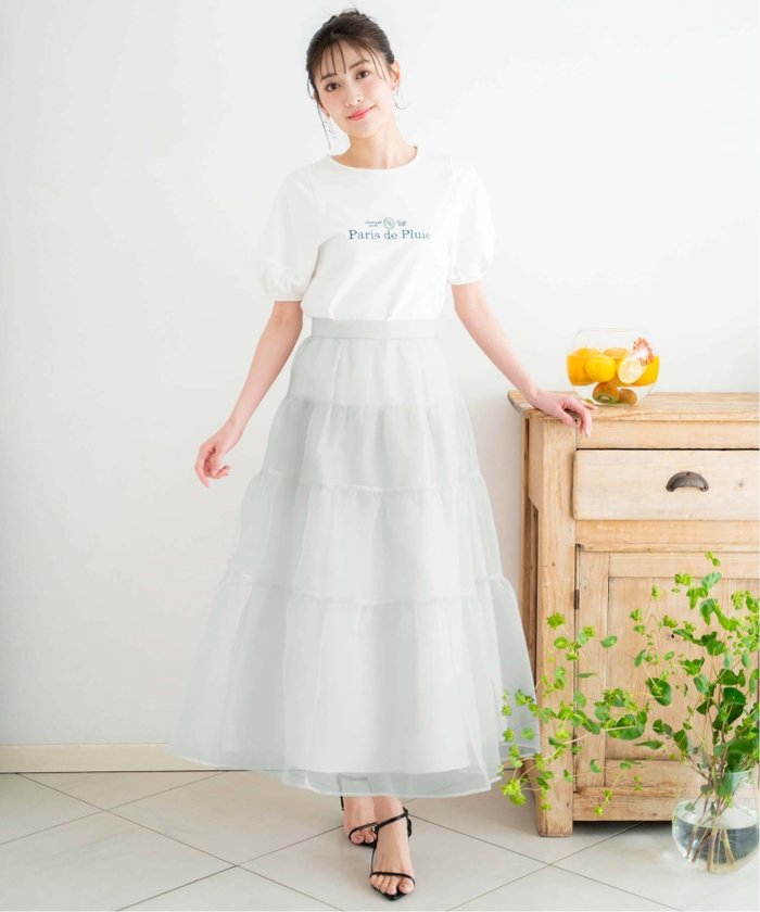 【ノエラ/Noela】のオーガンジーティアードスカート インテリア・キッズ・メンズ・レディースファッション・服の通販 founy(ファニー) https://founy.com/ ファッション Fashion レディースファッション Ladies' Fashion Online スカート Skirt ティアードスカート Tiered Skirts チュール Tulle ティアードスカート Tiered Skirt ポケット Pocket |ID: prp329100004595571 ipo3291000000032654325