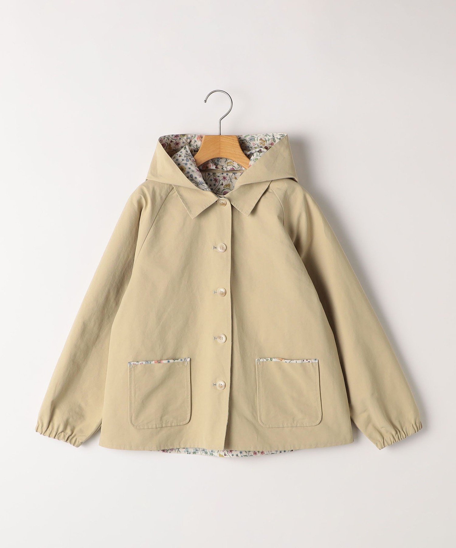 【シップス/SHIPS / KIDS】のSHIPS KIDS 140~150cm / リバティ リバーシブル コート インテリア・キッズ・メンズ・レディースファッション・服の通販 founy(ファニー) 　ファッション　Fashion　キッズファッション　KIDS Children’s Clothing　アウター　Coat Outerwear /Kids　春　Spring　秋　Autumn/Fall　グログラン　Grosgrain　コレクション　Collection　定番　Standard　人気　Popularity　ポケット　Pocket　羽織　Haori　防寒　Cold Protection　モノトーン　Monotone　リバーシブル　Reversible　リラックス　Relax　ロンドン　London　おすすめ　Recommend　エレガント 上品　Elegant　ベージュ|ID: prp329100004595586 ipo3291000000032654476
