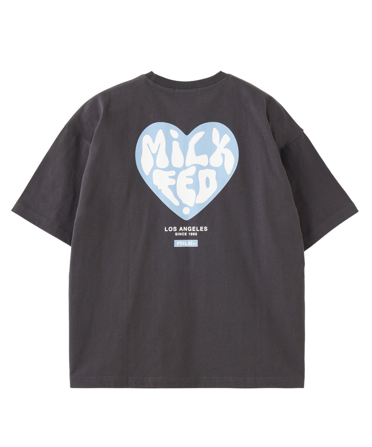 【ミルクフェド/MILKFED.】のMILKFED./HEART LOGO WIDE S/S TEE 人気、トレンドファッション・服の通販 founy(ファニー) 　ファッション　Fashion　レディースファッション　Ladies' Fashion Online　おすすめ　Recommend　半袖　Short Sleeve　夏　Summer　S/S・春夏　Ss・Spring/Summer　 other-1|ID: prp329100004595588 ipo3291000000032654497