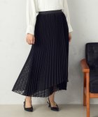 【コムサイズム/COMME CA ISM】のシアーチェック ラップ風プリーツスカート ブラック|ID: prp329100004595596 ipo3291000000032654597