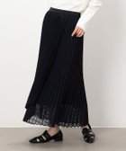 【コムサイズム/COMME CA ISM】のシアーチェック ラップ風プリーツスカート ネイビー|ID: prp329100004595596 ipo3291000000032654599