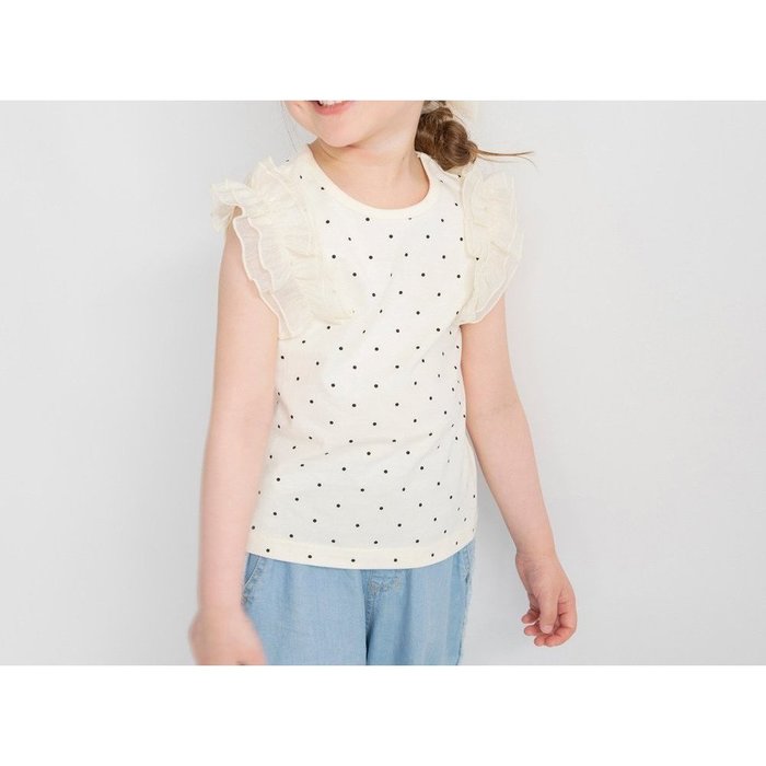 【ブランシェス/branshes / KIDS】の【プチプラ】肩フリルタンクトップ インテリア・キッズ・メンズ・レディースファッション・服の通販 founy(ファニー) https://founy.com/ ファッション Fashion キッズファッション KIDS Children’s Clothing シフォン Chiffon シンプル Simple タンク Tank デニム Denim フリル Frills プチプライス・低価格 Affordable 夏 Summer |ID: prp329100004595609 ipo3291000000032654806