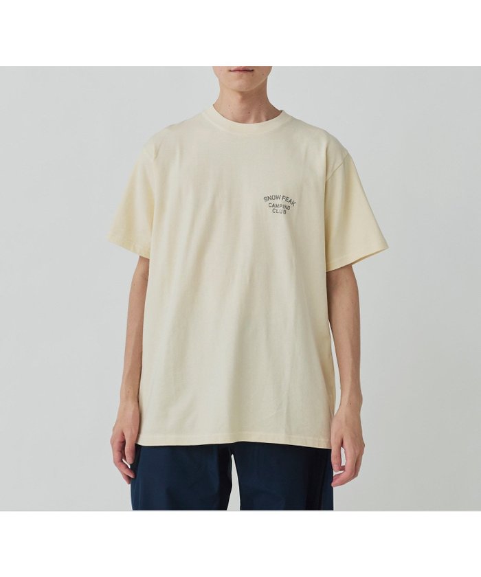 【スノーピーク/SNOW PEAK】のRecycled Cotton Dyed T-Shirt SPC インテリア・キッズ・メンズ・レディースファッション・服の通販 founy(ファニー) https://founy.com/ ファッション Fashion レディースファッション Ladies' Fashion Online トップス・カットソー Tops/Tshirt シャツ/ブラウス Shirts/Blouses ロング / Tシャツ T-Shirts ヴィンテージ Vintage カーゴパンツ Cargo Pants グラフィック Graphic シンプル Simple ジーンズ Jeans フィット Fit プリント Print おすすめ Recommend |ID: prp329100004595630 ipo3291000000032654921