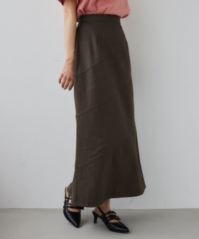 【ミスティ ウーマン/mysty woman】の斜め切り替えマーメイドスカート 人気、トレンドファッション・服の通販 founy(ファニー) ファッション Fashion レディースファッション Ladies' Fashion Online スカート Skirt シンプル Simple フェミニン Feminine マーメイド Mermaid |ID:prp329100004595665