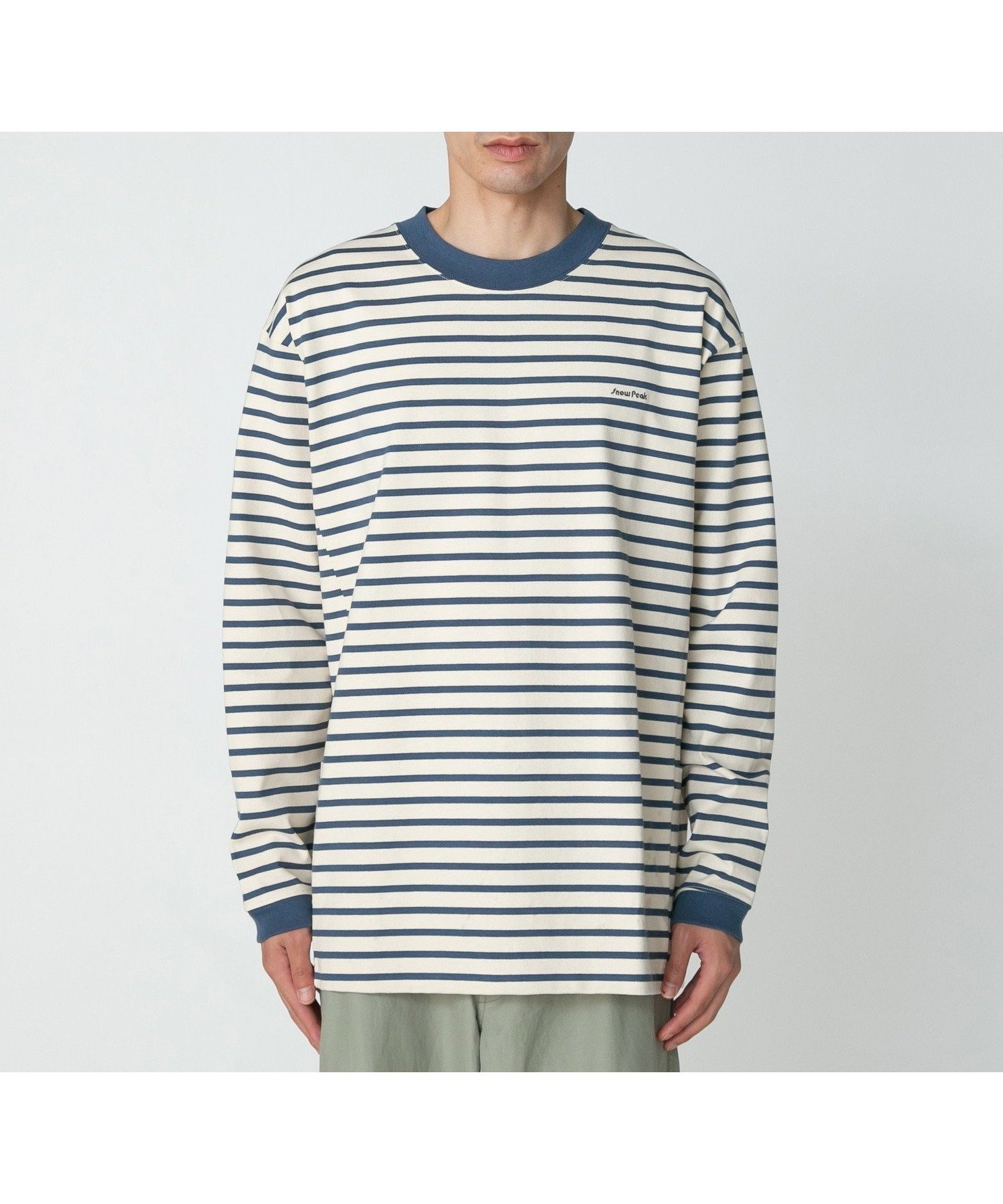 【スノーピーク/SNOW PEAK】のHeavy Cotton Border Long Sleeve T-Shirt 人気、トレンドファッション・服の通販 founy(ファニー) 　ファッション　Fashion　レディースファッション　Ladies' Fashion Online　トップス・カットソー　Tops/Tshirt　シャツ/ブラウス　Shirts/Blouses　ロング / Tシャツ　T-Shirts　春　Spring　スマート　Smart　長袖　Long Sleeve　パターン　Pattern　フィット　Fit　フォルム　Form　ボーダー　Border　ポケット　Pocket　無地　Plain Color　リラックス　Relax　ロング　Long　ワンポイント　One Point　S/S・春夏　Ss・Spring/Summer　夏　Summer　2025年　2025　2025春夏・S/S　Ss,Spring/Summer,2025　 other-1|ID: prp329100004595670 ipo3291000000032655518