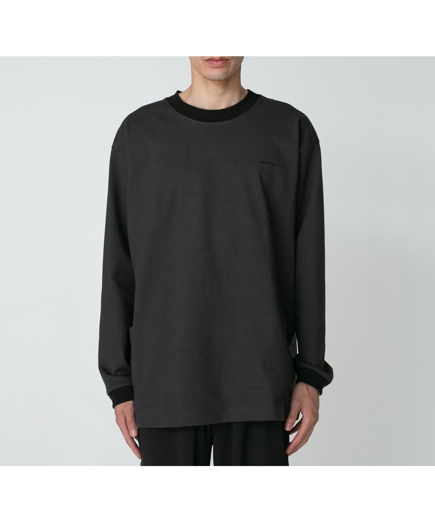 【スノーピーク/SNOW PEAK】のHeavy Cotton Border Long Sleeve T-Shirt インテリア・キッズ・メンズ・レディースファッション・服の通販 founy(ファニー) 　ファッション　Fashion　レディースファッション　Ladies' Fashion Online　トップス・カットソー　Tops/Tshirt　シャツ/ブラウス　Shirts/Blouses　ロング / Tシャツ　T-Shirts　春　Spring　スマート　Smart　長袖　Long Sleeve　パターン　Pattern　フィット　Fit　フォルム　Form　ボーダー　Border　ポケット　Pocket　無地　Plain Color　リラックス　Relax　ロング　Long　ワンポイント　One Point　S/S・春夏　Ss・Spring/Summer　夏　Summer　2025年　2025　2025春夏・S/S　Ss,Spring/Summer,2025　CHARCOAL|ID: prp329100004595670 ipo3291000000032655524