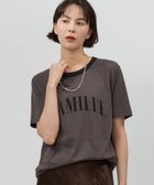 【バビロン/BABYLONE / KIDS】のCAMILLEバイカラーTシャツ 人気、トレンドファッション・服の通販 founy(ファニー) ファッション Fashion キッズファッション KIDS Children’s Clothing とろみ Thickness フランス France thumbnail ブラウン50|ID: prp329100004595673 ipo3291000000032655577