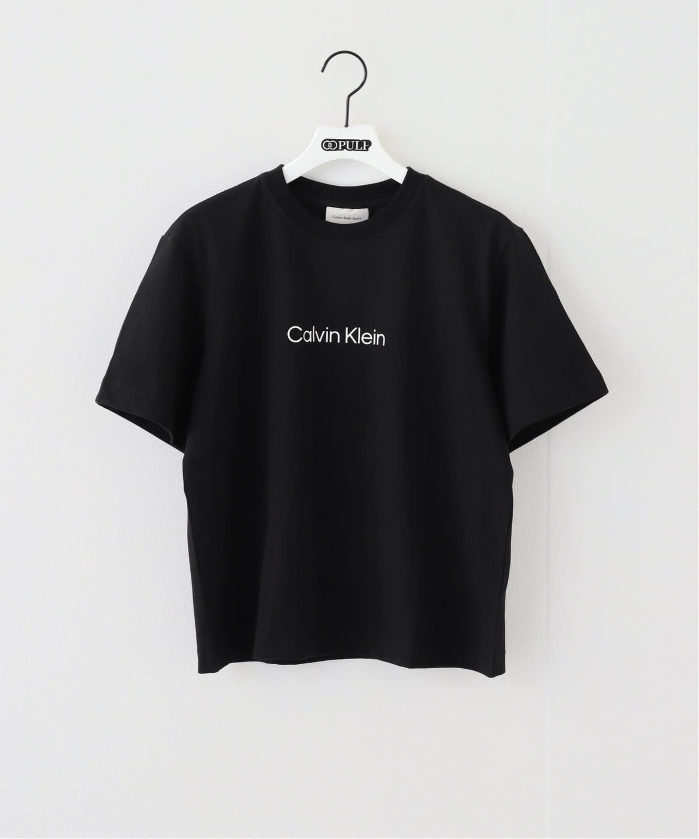 【フォーワンセブン エディフィス/417 EDIFICE】のCalvin Klein / カルバン クライン SS RLXD STANDARD LOGO CREWN 47A220G インテリア・キッズ・メンズ・レディースファッション・服の通販 founy(ファニー) 　ファッション　Fashion　レディースファッション　Ladies' Fashion Online　アクセサリー　Accessories　ブラック|ID: prp329100004595677 ipo3291000000032655602
