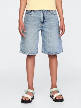 【ギャップ/GAP / KIDS】のミッドライズ ロングライン デニムショートパンツ (キッズ) 人気、トレンドファッション・服の通販 founy(ファニー) ファッション Fashion キッズファッション KIDS Children’s Clothing ボトムス Bottoms/Kids ショート Short フィット Fit ポケット Pocket ロング Long |ID:prp329100004595681