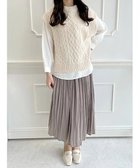 【その他のブランド/Other】のヴィンテージサテンギャザーロングスカート グレー|ID: prp329100004595686 ipo3291000000032655676