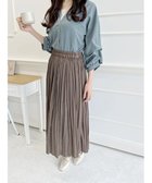 【その他のブランド/Other】のヴィンテージサテンギャザーロングスカート モカ茶|ID: prp329100004595686 ipo3291000000032655683