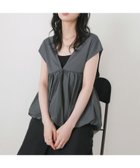 【リアン/Lian】のVネックバルーンベスト チャコールグレー|ID: prp329100004595700 ipo3291000000032655803