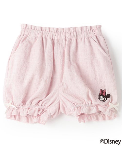 【その他のブランド/Other】の【Disney】ミニー/バルーンパンツ インテリア・キッズ・メンズ・レディースファッション・服の通販 founy(ファニー) 　ファッション　Fashion　キッズファッション　KIDS Children’s Clothing　ボトムス　Bottoms/Kids　おすすめ　Recommend　シンプル　Simple　ドッキング　Docking　バルーン　Balloon　ポケット　Pocket　ライト ピンク|ID: prp329100004595709 ipo3291000000032655863