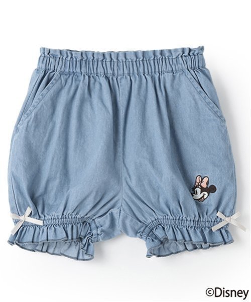 【その他のブランド/Other】の【Disney】ミニー/バルーンパンツ インテリア・キッズ・メンズ・レディースファッション・服の通販 founy(ファニー) 　ファッション　Fashion　キッズファッション　KIDS Children’s Clothing　ボトムス　Bottoms/Kids　おすすめ　Recommend　シンプル　Simple　ドッキング　Docking　バルーン　Balloon　ポケット　Pocket　サックス|ID: prp329100004595709 ipo3291000000032655866