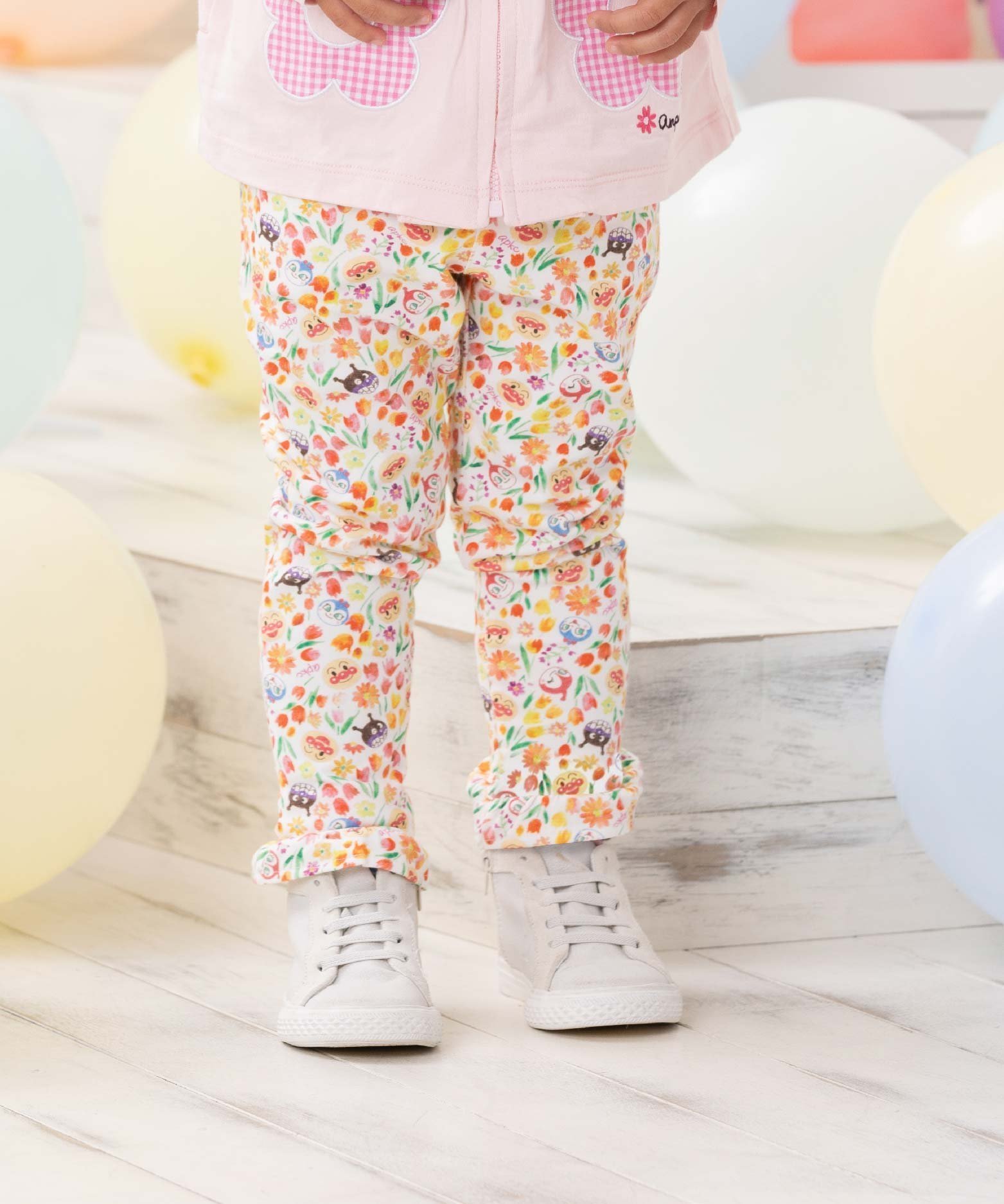 【アンパンマンキッズコレクション/ANPANMAN KIDS COLLECTION / KIDS】のANPANMAN KIDS COLLECTION/小花レギンス インテリア・キッズ・メンズ・レディースファッション・服の通販 founy(ファニー) 　ファッション　Fashion　キッズファッション　KIDS Children’s Clothing　キャラクター　Character　ギフト プレゼント　Gift Present　コレクション　Collection　フリル　Frills　ベビー　Baby　ボーイズ　Boys　メンズ　Mens　レギンス　Leggings　イエロー|ID: prp329100004595712 ipo3291000000032655975