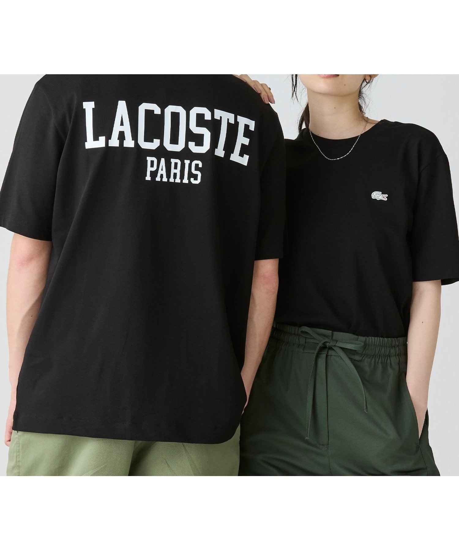 【ラコステ/LACOSTE / MEN】のヘビーウェイト オーバーサイズバックプリントベーシック半袖Tシャツ インテリア・キッズ・メンズ・レディースファッション・服の通販 founy(ファニー) 　ファッション　Fashion　メンズファッション　Men's Style Online　フィット　Fit　プリント　Print　ベーシック　Basic　ルーズ　Loose　ワンポイント　One Point　半袖　Short Sleeve　定番　Standard　ブラック|ID: prp329100004595718 ipo3291000000032656106