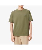 【ラコステ/LACOSTE / MEN】のヘビーウェイト オーバーサイズバックプリントベーシック半袖Tシャツ 人気、トレンドファッション・服の通販 founy(ファニー) ファッション Fashion メンズファッション Men's Style Online フィット Fit プリント Print ベーシック Basic ルーズ Loose ワンポイント One Point 半袖 Short Sleeve 定番 Standard thumbnail カーキ|ID: prp329100004595718 ipo3291000000032656111