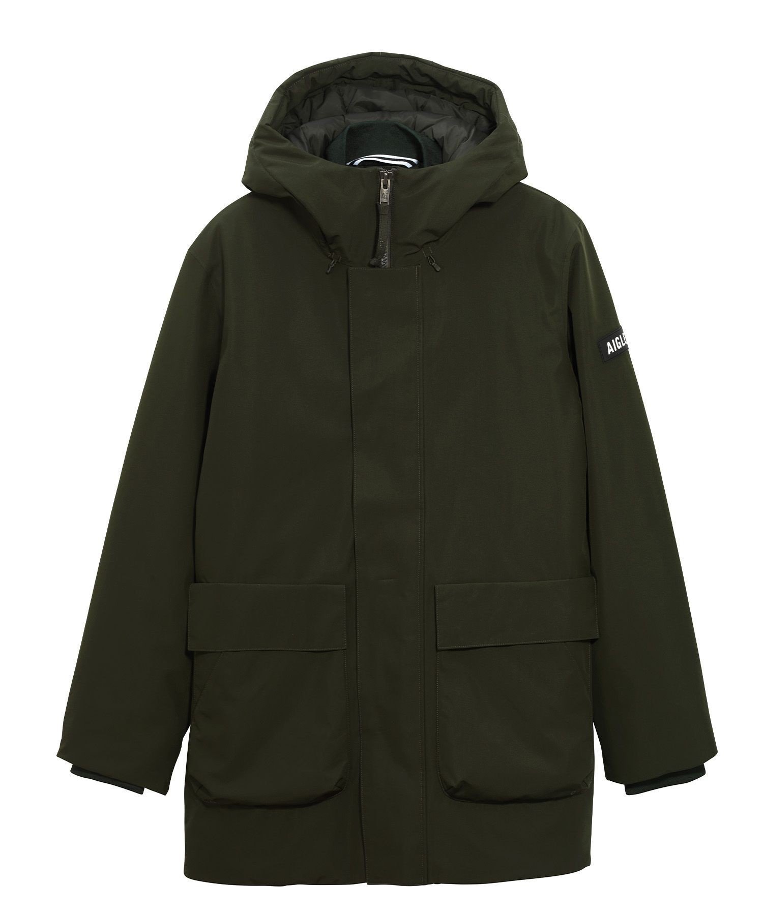 【エーグル/AIGLE / MEN】のGORE-TEX 透湿防水 防風 2レイヤー インサレーションフーデッドダウンジャケット 人気、トレンドファッション・服の通販 founy(ファニー) 　ファッション　Fashion　メンズファッション　Fashion for Men　アウトドア　Outdoor Clothing　ジップ　Zip, Zipper　ジャケット　Jacket, Outerwear　ダウン　Down, Puffer　ダブル　Double, Double-Breasted　ドローコード　Drawcord, Drawstring Cord　ビジネス 仕事 通勤　Business / Work / Commuting　フィット　Fit, Slim Fit　フラップ　Flap, Flap Pocket　ポケット　Pocket, Pocket Detail　レギュラー　Regular, Standard Fit　ロング　Long, Long-Length　冬　Winter / This Winter　 other-1|ID: prp329100004595720 ipo3291000000032729882