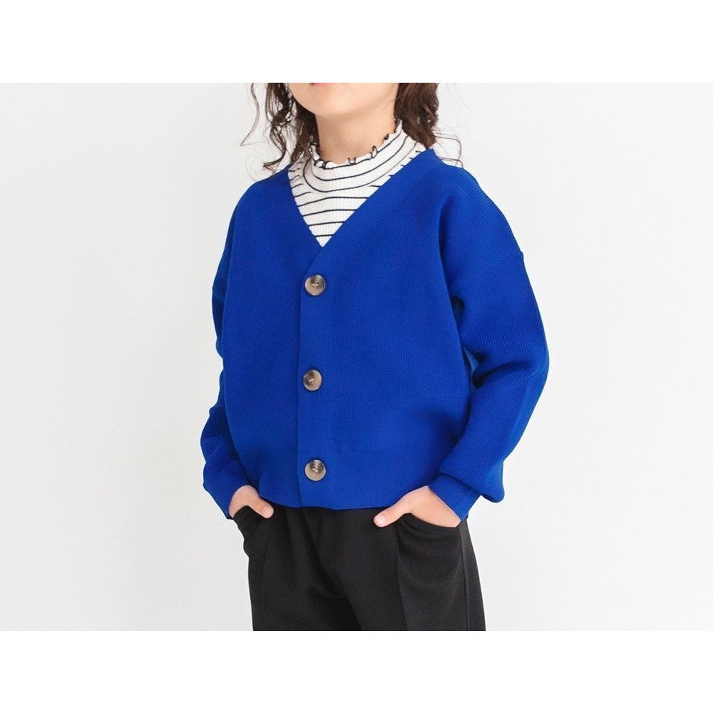 【ブランシェス/branshes / KIDS】の【男女兼用】スポンディッシュカーディガン インテリア・キッズ・メンズ・レディースファッション・服の通販 founy(ファニー) 　ファッション　Fashion　キッズファッション　KIDS Children’s Clothing　トレンド　Trend　ロイヤルブルー|ID: prp329100004595737 ipo3291000000032656343