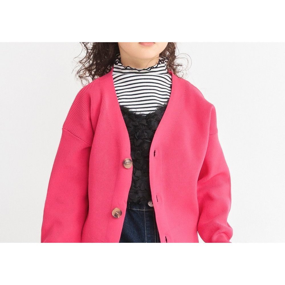 【ブランシェス/branshes / KIDS】の【男女兼用】スポンディッシュカーディガン インテリア・キッズ・メンズ・レディースファッション・服の通販 founy(ファニー) 　ファッション　Fashion　キッズファッション　KIDS Children’s Clothing　トレンド　Trend　ピンク|ID: prp329100004595737 ipo3291000000032656344