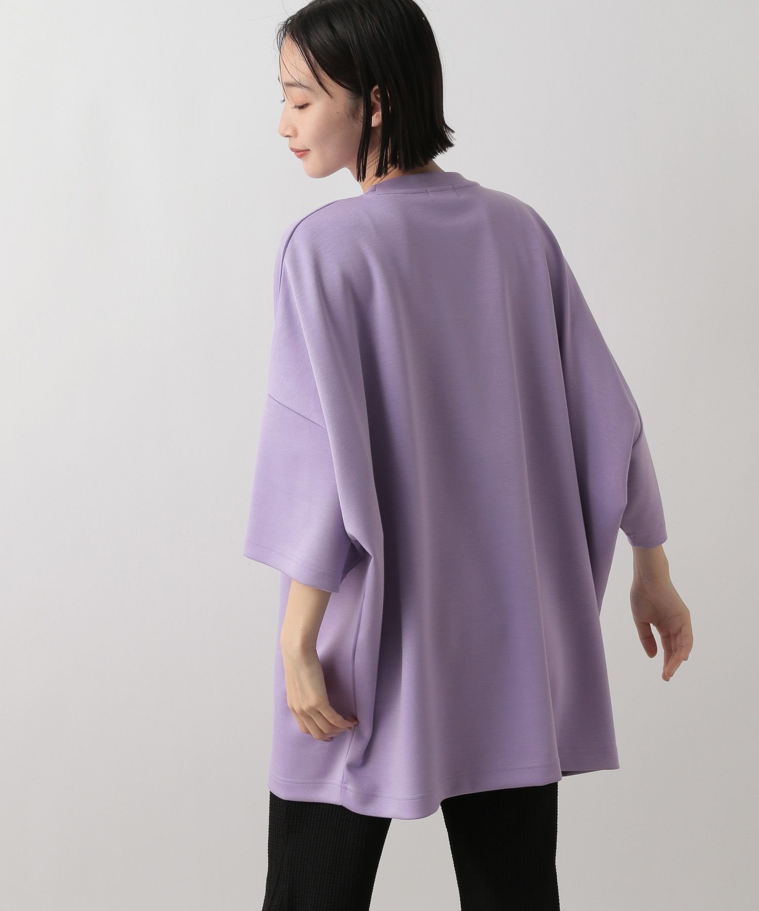 【ローリーズファーム/LOWRYS FARM】の【UNISEX】TRPUドルマンTシャツSS インテリア・キッズ・メンズ・レディースファッション・服の通販 founy(ファニー) 　ファッション　Fashion　レディースファッション　Ladies' Fashion Online　トップス・カットソー　Tops/Tshirt　シャツ/ブラウス　Shirts/Blouses　ロング / Tシャツ　T-Shirts　ユニセックス　Unisex　シンプル　Simple　トレンド　Trend　パープル92|ID: prp329100004595742 ipo3291000000032656408