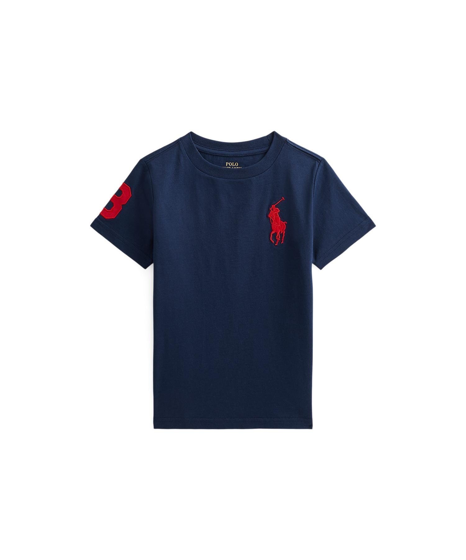 【ラルフローレン/RALPH LAUREN / KIDS】の(ボーイズ 2才~7才)Big Pony コットン ジャージー Tシャツ 人気、トレンドファッション・服の通販 founy(ファニー) 　ファッション　Fashion　キッズファッション　Fashion for Kids　ツイル　Twist, Twisted Detail　パッチ　Patch, Appliqué　ボーイズ　Boyish, Boy Style　半袖　Short Sleeve, Half Sleeve　 other-1|ID: prp329100004595743 ipo3291000000032996885