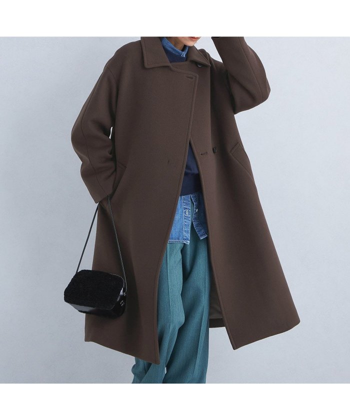 【その他のブランド/Other】の1_OF MINE W ステンカラー コート インテリア・キッズ・メンズ・レディースファッション・服の通販 founy(ファニー) https://founy.com/ ファッション Fashion レディースファッション Fashion for Women アウター Coat / Outerwear Collection コート・ロングコート・ピーコート Long Coats, Peacoats & More |ID: prp329100004595759 ipo3291000000032656618