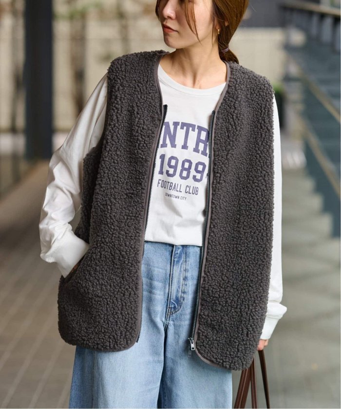 【ジャーナルスタンダード レリューム/JOURNAL STANDARD relume】の《追加 》【Champion/チャンピオン】*RELUME BOA FLEECE VEST ベスト インテリア・キッズ・メンズ・レディースファッション・服の通販 founy(ファニー) https://founy.com/ ファッション Fashion レディースファッション Fashion for Women アウター Coat / Outerwear Collection トップス・カットソー Cut & Sew Tops ベスト&ジレ / 重ね着スタイル Vests & Gilets 2025年 2025 2025-2026秋冬・A/W Autumn/Winter 2025–26 AW25–26 ベスト Vest, Waistcoat |ID: prp329100004595765 ipo3291000000032656674