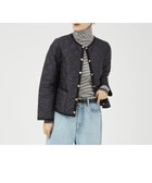 【カリテ/qualite】の【TRADITIONAL WEATHERWEAR】キルティングノーカラーブルゾン ネイビー|ID: prp329100004595769 ipo3291000000032656714